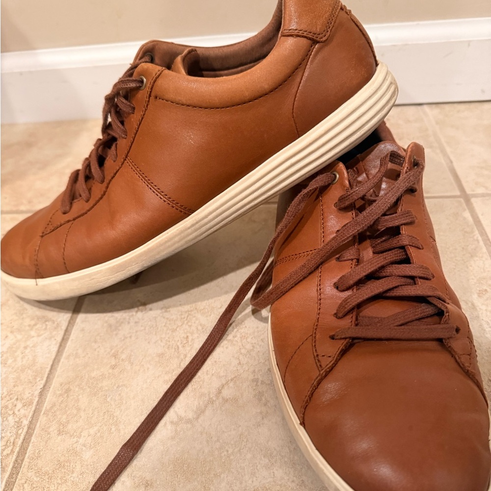 Cole Haan Tan Leather Sneakers